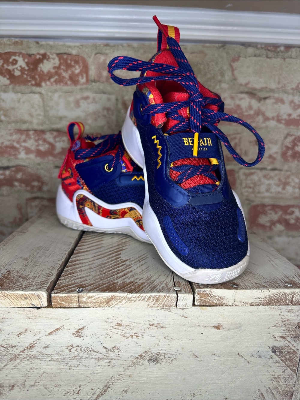 Adidas x Bel-Air Athletics Donovan Mitchell Kids Basketball Shoes (Size 12K)